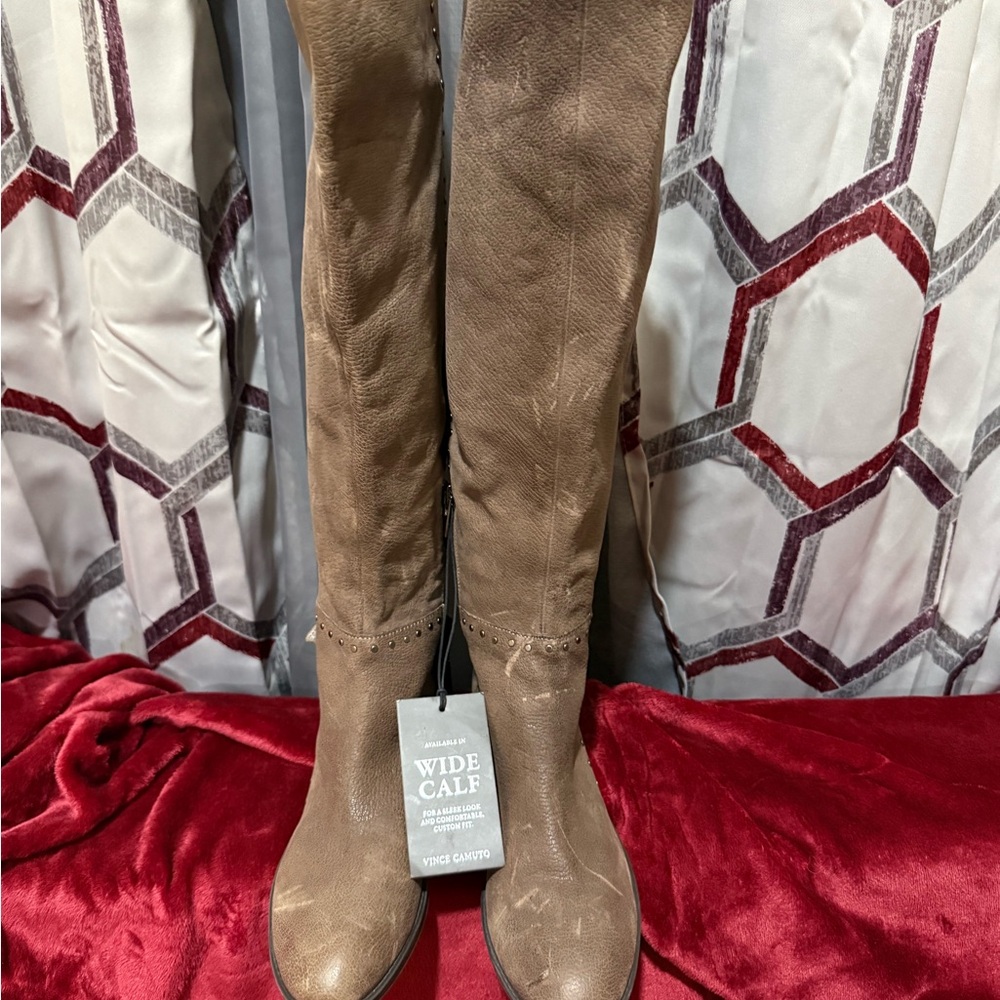 Vince Camuto Brown Over the Knee Boots